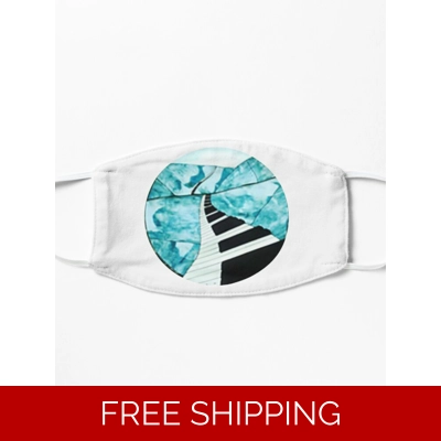 Le Studio Covid White Mask Piano Window Logo Full